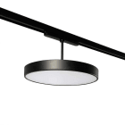 Cubispot - GALA 390 SUSP. 15W 1863Lm 4000°K DIFFUSEUR PRISMATIQUE SUR ADAPTATEURNOIR