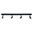 Cubispot - LUKY IRC80 RAMPE 3 SPOTS IRC80 3 X 3W 3X 250 Lm 40° 4000°K GRIS