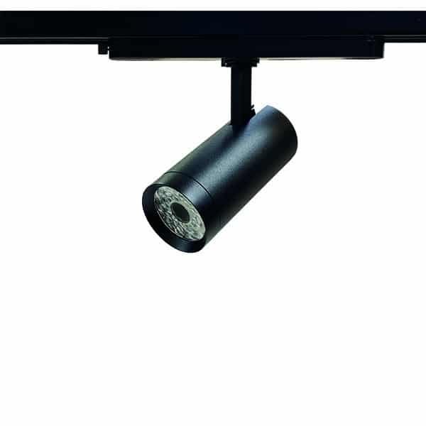 Cubispot - OPUS IRC90 PROJ. 14W 1352Lm 3000°K OPTIQUE DE 18°A 48° + ADAPTATEUR NOIR