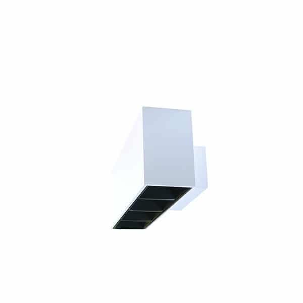 Cubispot - THEA APPL. L280 IRC80 14W ON/OFF OPTIC BLANC 1661LmWW-D 80° 3000°K GRIS