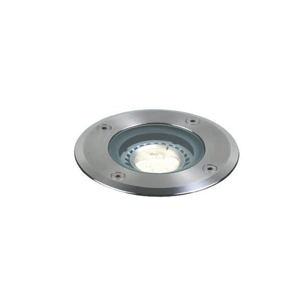 Cubispot - BALY ENC SOL FIXE +LED GU 4,9W 365Lm 36° 3000K COLL INOX D.110