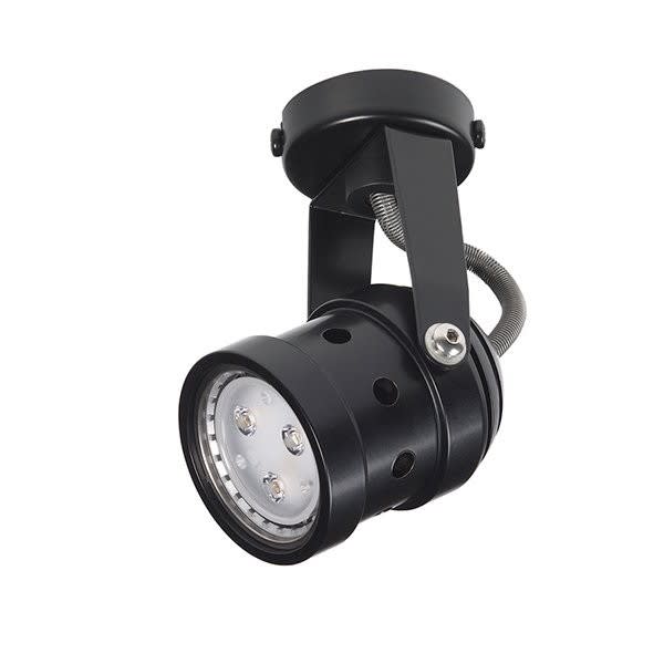 Cubispot - CP50 230V GU 10 + LED 4,9W 365Lm 36° 3000K DIMMABLE NOIR