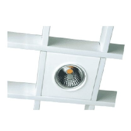 Cubispot - DAL FIXE 230V 35 A 50W GU10 90 A 110 GRIS