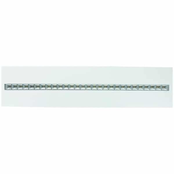 Cubispot - TETRIS DALLE 300X1200 E1 IRC80 22W OPTIC METAL 3365LmWW-D 80° 4000°K BLANC