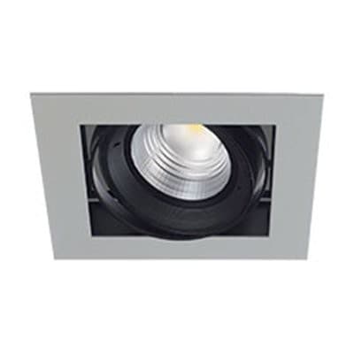 Cubispot - DOMILED 1 LED BOULANGERIE Ø 21 45W 4855Lm 57° INT.NOIR /FACE GRISE