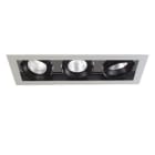Cubispot - DOMILED 3 IRC90 3X40W 3722Lm 3000°K 37° INT.NOIR /FACE GRISE