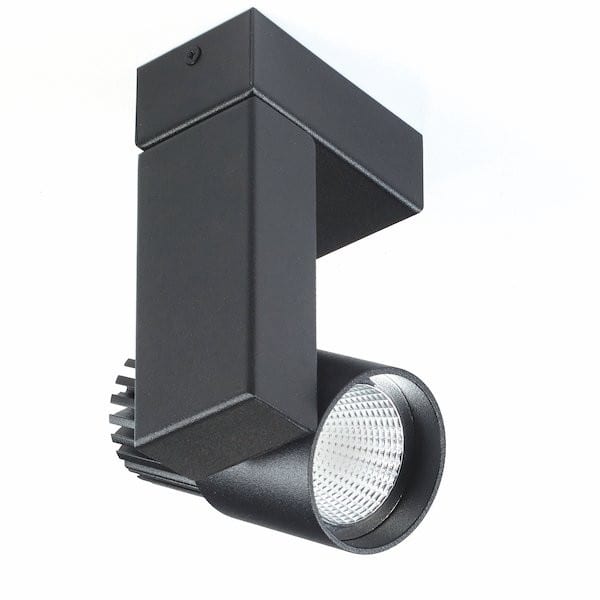 Cubispot - KORUS IRC80 PROJ. 14W 1758Lm 17° 3000°K+ PATERE NOIR