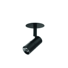 Cubispot - LUKY IRC80 3W 250 Lm 40° 4000°K + PATERE ENCASTREE Ø 70 NOIR