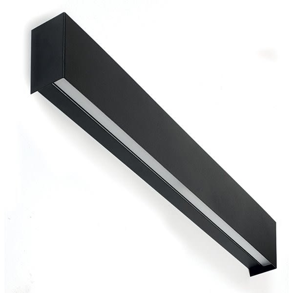 Cubispot - NINA 4 IRC>80 L.870 DIR/INDI. 2X18W 2217Lm 4000K +DIFF. OPALE NOIR