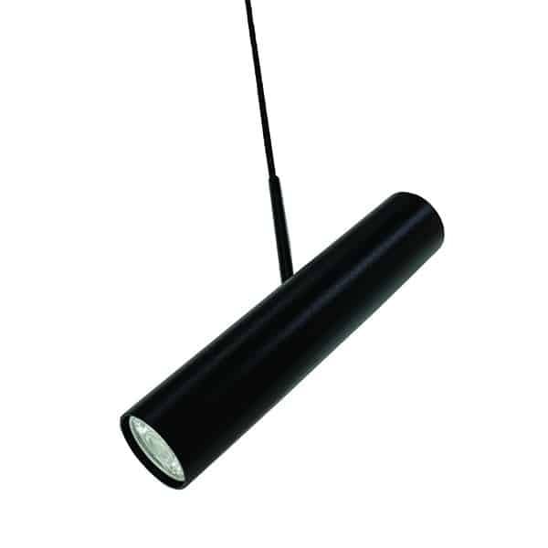 Cubispot - PELICAN SUSPENSION 10W 760Lm 36° 3000°K IRC>90 + PATERE NOIR
