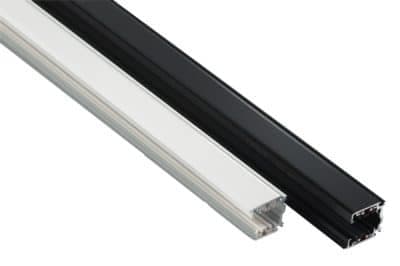 Cubispot - ALIMENTATION DROITE POUR RAIL TRIPHASE BLANC