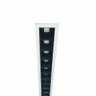 Cubispot - RECTA ENC. LIGNE COTINUE L1200 IRC80 20W DALI OPTIC NOIR 2707LmW-D 50° 4000°K NO
