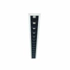 Cubispot - RECTA ENC. LIGNE CONTINUE L580 IRC80 15W ON/OFF OPTIC METAL 2248LmW-D 50° 4000°K