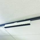 Cubispot - RECTA PROJ. L560 IRC80 15W ON/OFF DIFF. OPALE 1674Lm 3000°K NOIR + ADAPT