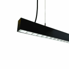 Cubispot - RECTA SUSP. L1200 IRC80 20W DALI OPTIC METAL 3215LmWW-D 80° 3000°K NOIR