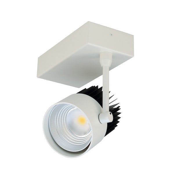 Cubispot - ROLUX IRC80 19W 2339Lm 3000°K 49° + PATERE BLANC