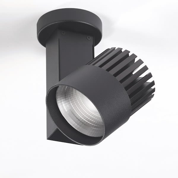 Cubispot - ZELDA S LED POISSONNERIE 39W 4620Lm 57° + PATERE NOIR