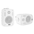 Monacor - Enceinte Public adress, 8 ?, 60 W, 3", int / ext, IPX5, paire, blanches - BGO30