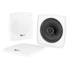 Sodel - Haut-parleur Marine (paire), 5,25", 100 W / 8 ?, 2 voies carrés - MS70