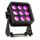 Sodel - Projecteur architectural à LED 9 x 8 W 4-en-1 RGBW, DMX, IP65 - Star Color 72