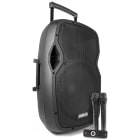 Sodel - Sono portable sur batterie, 15" BT/MP3/USB, 2 micro main UHF - AP1500PA