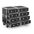 Monacor - Flightcase 19", rack, avec 8 tiroirs - PD-FA4