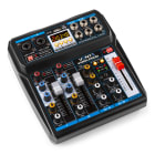 Monacor - Table de mixage 4 canaux, DSP, interface USB et lecteur MP3/BT - VMM-P500