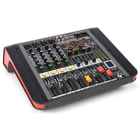 Sodel - Table de mixage amplifiée 2 x 200 W, 4 canaux, multi-effets, BT - PDM-M404A
