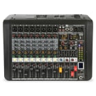 Monacor - Table de mixage amplifiée 2 x 200 W, 8 canaux, multi-effets, BT - PDM-M804A