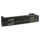 Monacor - Table de mixage 3 zones, 5+2 canaux, matricielle, talkover - PDZM800