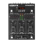 Monacor - Table de mixage 4 canaux, multi-effets, SD/USB/MP3/BT - STM2270