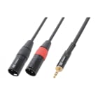 Monacor - Cord aud XLR/jack3,5,6m-CX70-6
