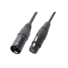 Monacor - Cordon audio XLR mâle / XLR femelle, 6 m, noir - CX35-6
