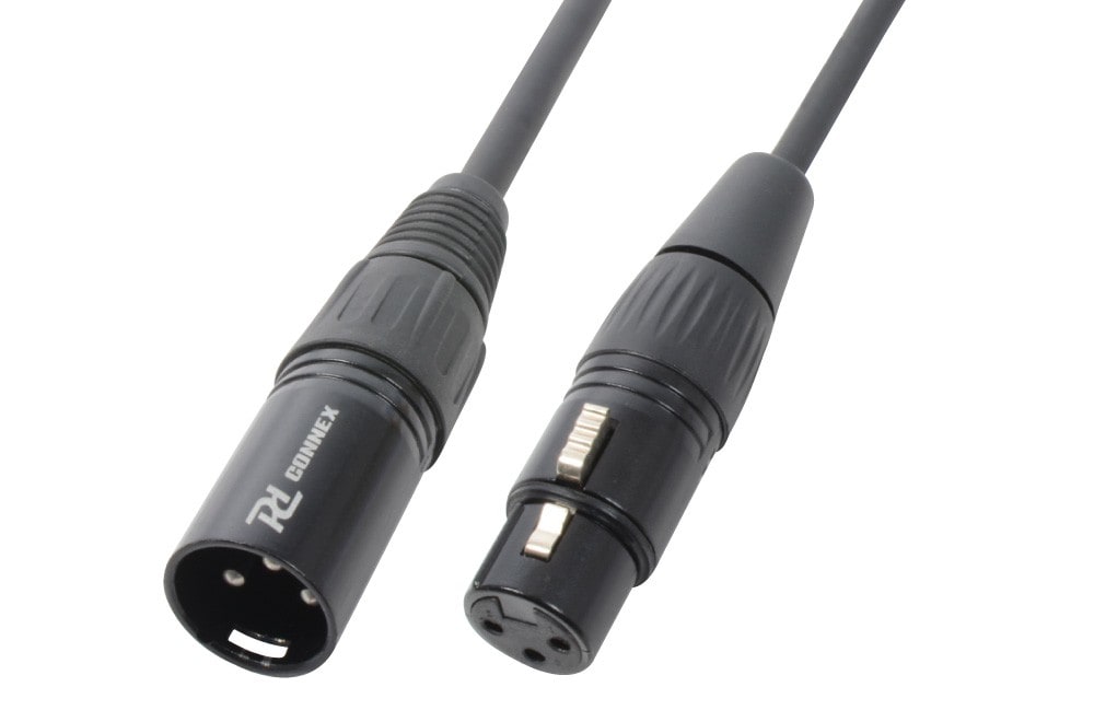 Sodel - Cordon audio XLR mâle / XLR femelle, 6 m, noir - CX35-6