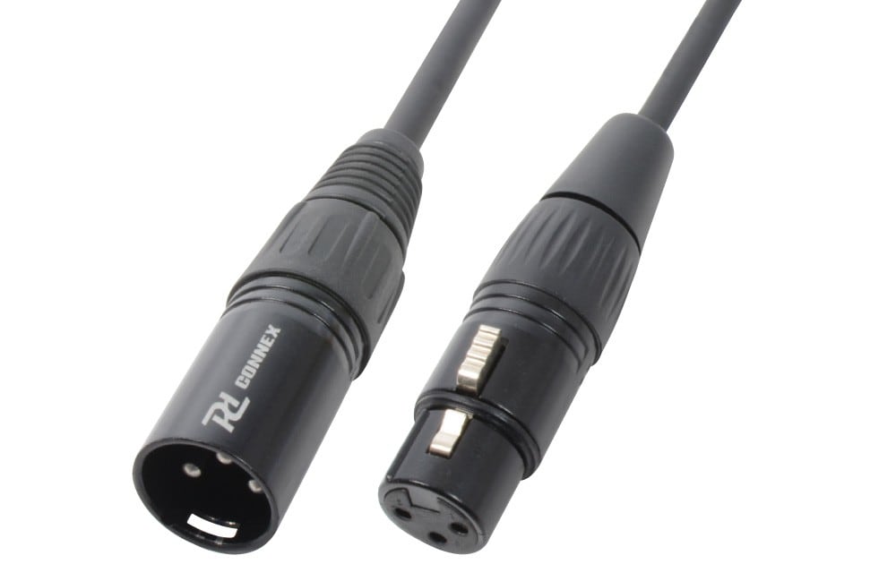 Sodel - Cordon audio XLR mâle / XLR femelle, 6 m, noir - CX36-6