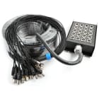 Sodel - Boitier de scène multipaire, Stage box, 16 entrées, 4 sorties XLR, 30 m - CX164