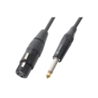 Sodel - Cordon audio XLR femelle / jack 6,35 mâle mono, 6 m - CX40-6