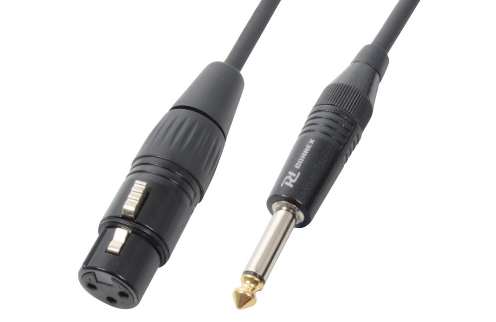 Sodel - Cordon audio XLR femelle / jack 6,35 mâle mono, 12 m - CX40-12
