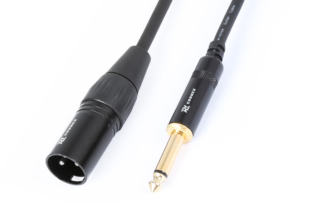 Monacor - Cordon audio XLR mâle / jack 6,35 mâle mono - CX131
