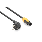 Monacor - Cordon Schuko/étanche 1,5m