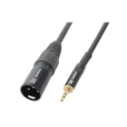 Monacor - Cordon audio jack 3,5 mâle stéréo / XLR mâle, 0,5 m - CX47-1