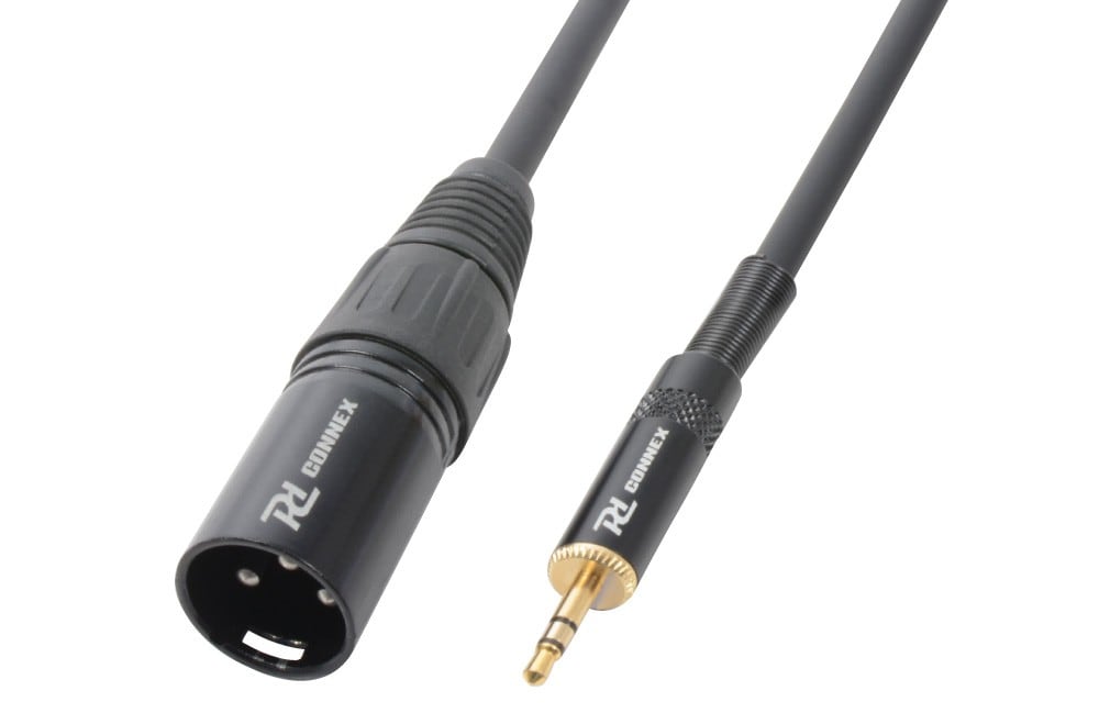 Sodel - Cordon audio jack 3,5 mâle stéréo / XLR mâle, 0,5 m - CX47-1