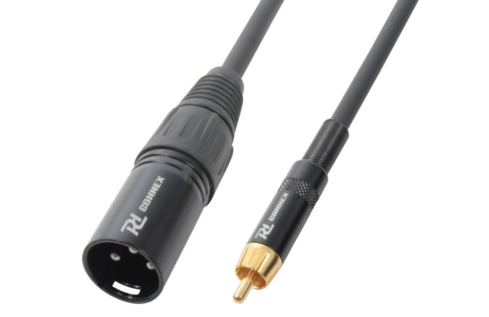 Sodel - Cordon audio XLR mâle / RCA mâle, 3 m - CX52-3