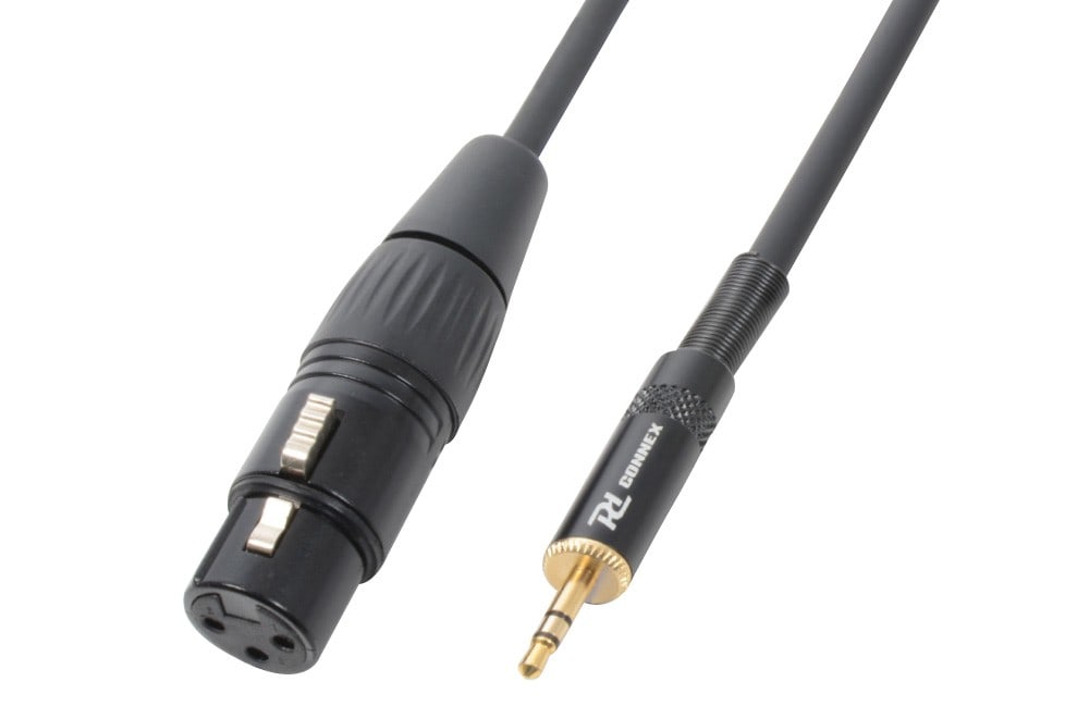 Sodel - Cordon audio XLR femelle / jack 3,5 mâle stéréo, 0,5 m - CX50-05