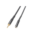 Monacor - Cordon audio jack 3,5 mâle stéréo / jack 3,5 femelle stéréo, 6 m - CX90-6
