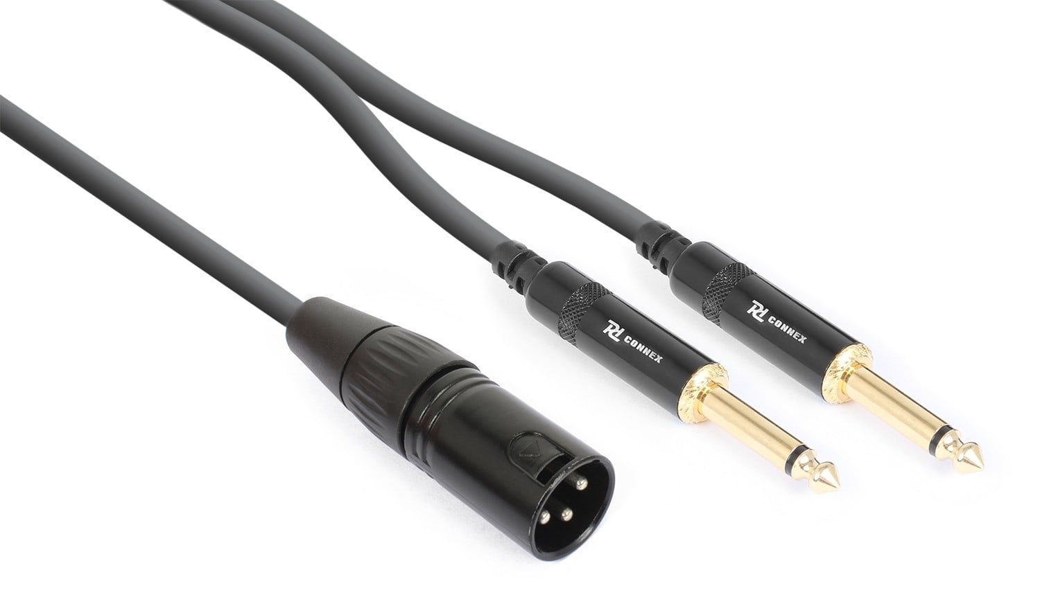 Sodel - Cordon audio XLR mâle / 2 x jack 6,35 mâle mono, 3.0m - CX56-3