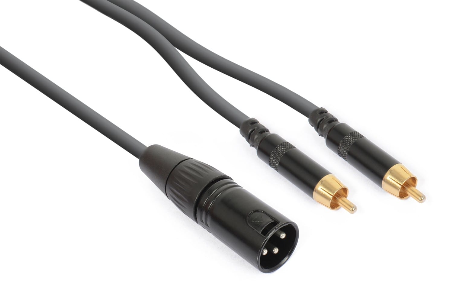 Sodel - Cordon audio XLR mâle / 2 x RCA mâle, 3,0 m - CX58-3
