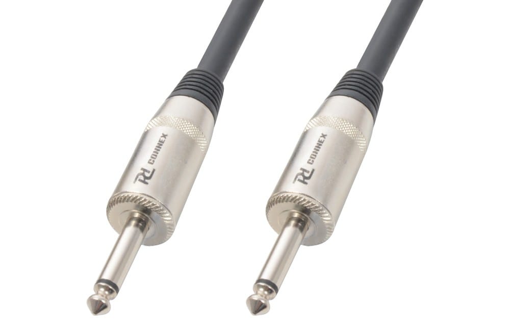 Sodel - Cordon haut-parleur, 10 m, jack 6,35 mâle / jack 6,35 mâle, noir - CX29-10