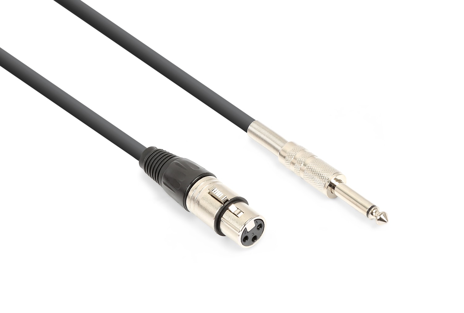 Monacor - Cordon audio XLR femelle / jack 6,35 mâle mono, 1,5 m - CX314-1