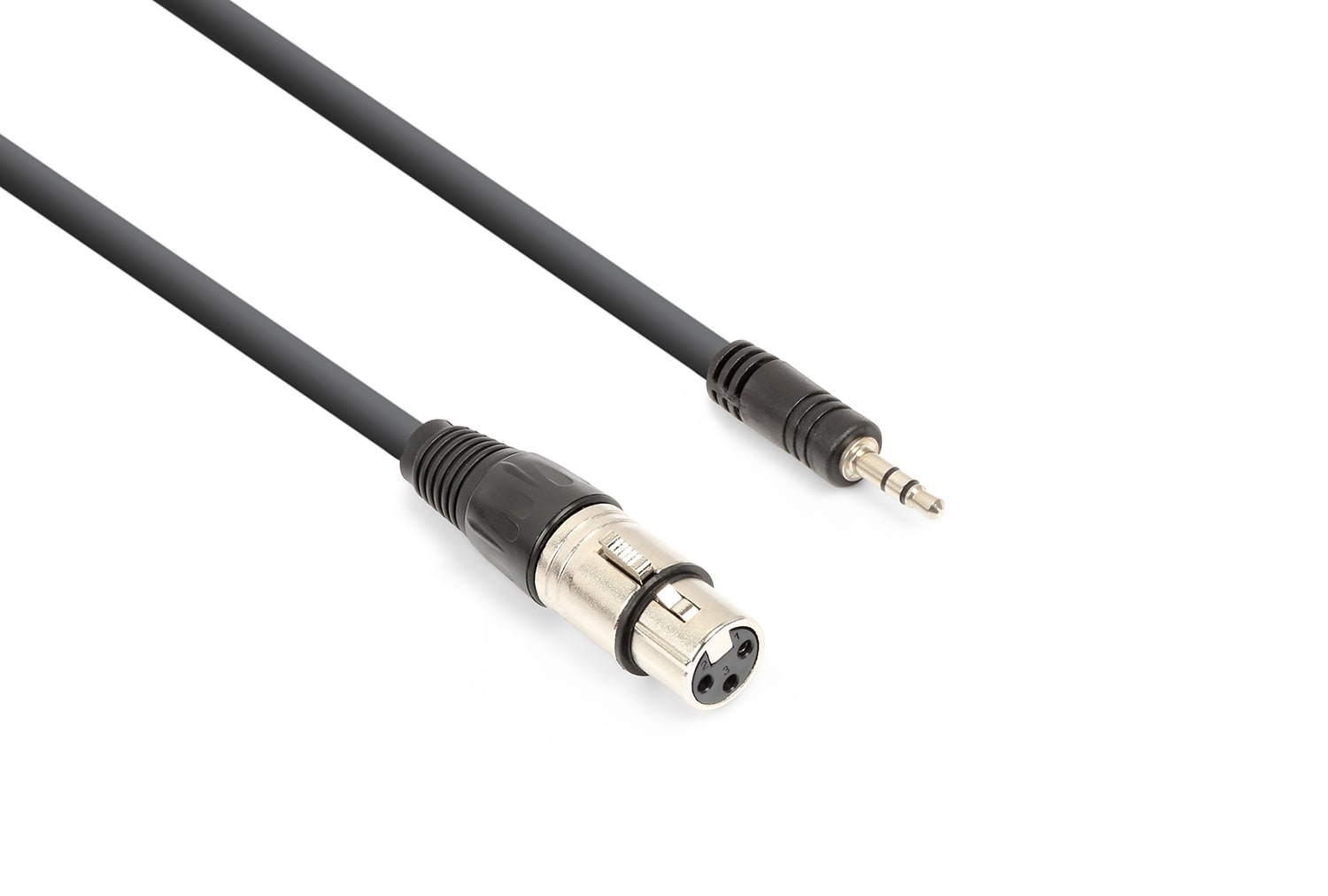 Monacor - Cordon audio XLR femelle / jack 3,5 stéréo, 0,5 m - CX320-05